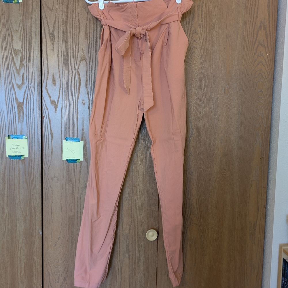 Pink dress pants